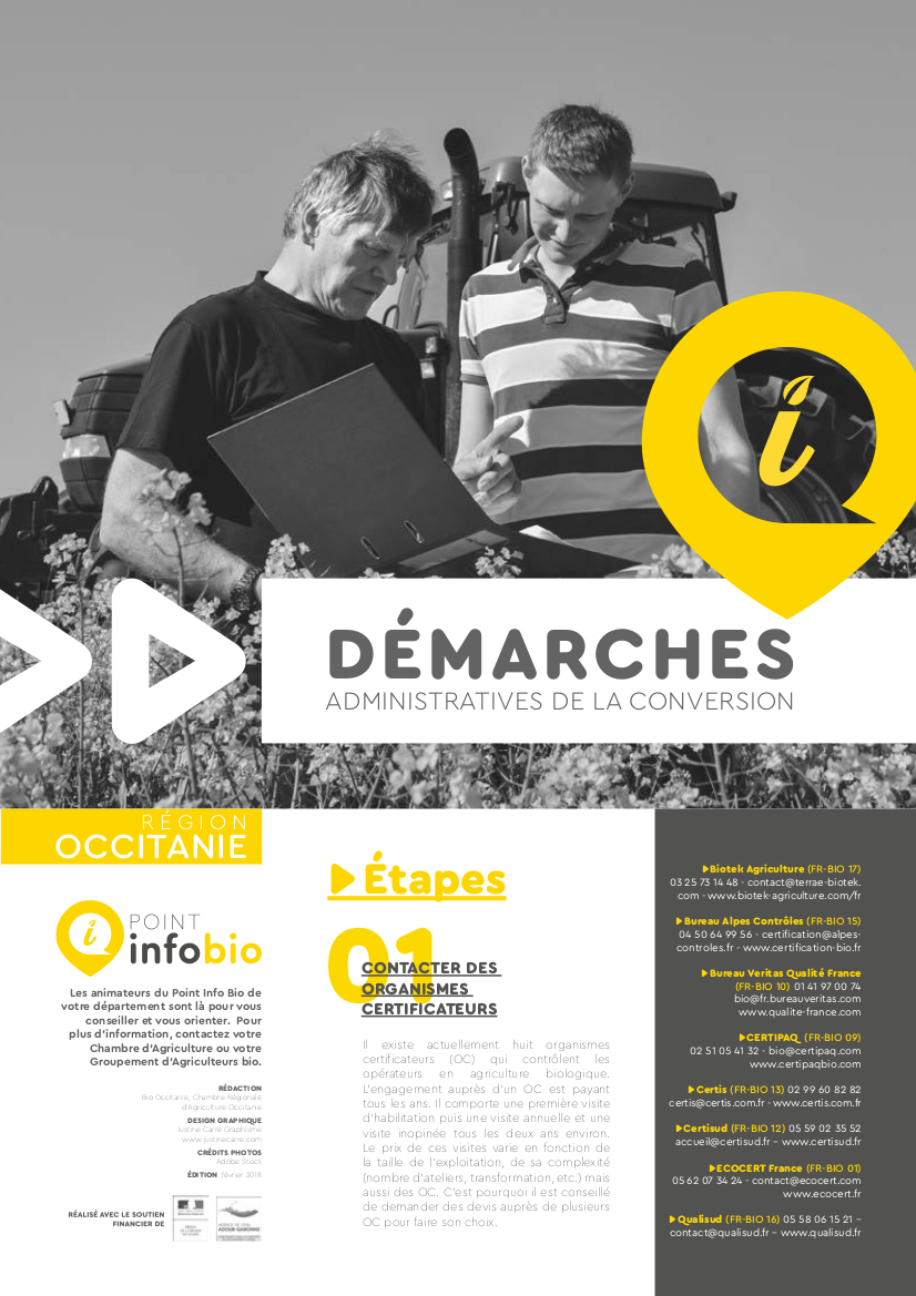 Les démarches de conversion